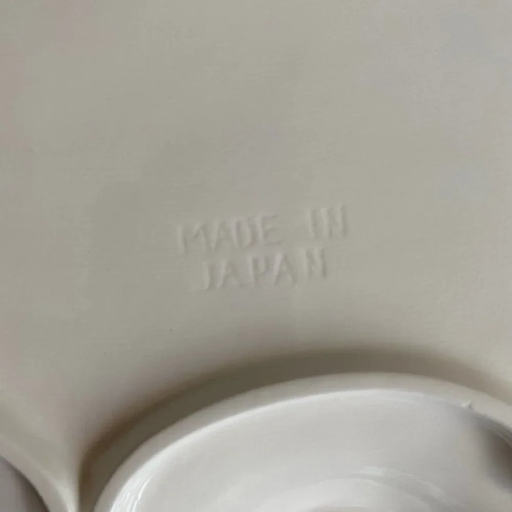 White Porcelain Platter With Colorful Painted Vegetables